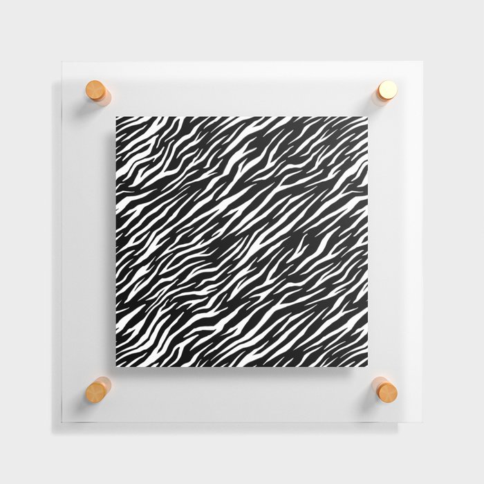 Zebra 02 Floating Acrylic Print