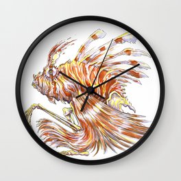 Autumn Fish Wall Clock