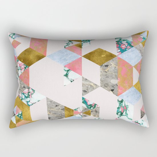 Geometry of Love #society6 #decor #buyart Rectangular Pillow
