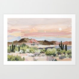 Arizona Desert Art Print