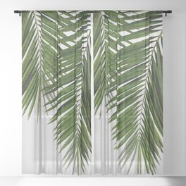 Palm Leaf II Sheer Curtain