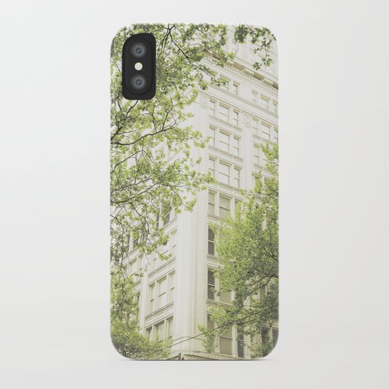 green in the grey iPhone Case