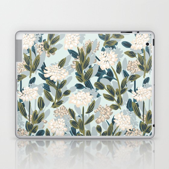 blooming in blues Laptop & iPad Skin