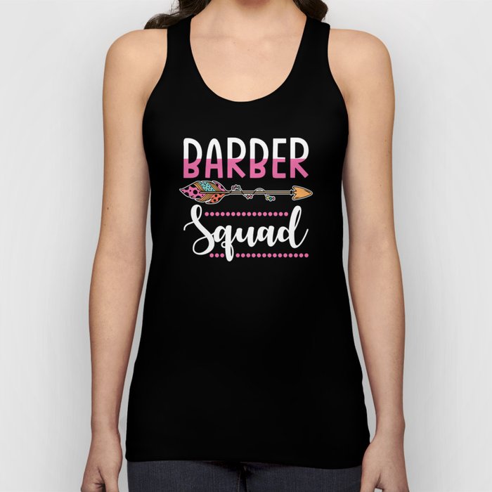 Barber Squad Hairdresser Women Group Tank Top