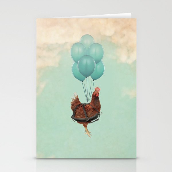 Chickens Can't Fly Stationery Cards
