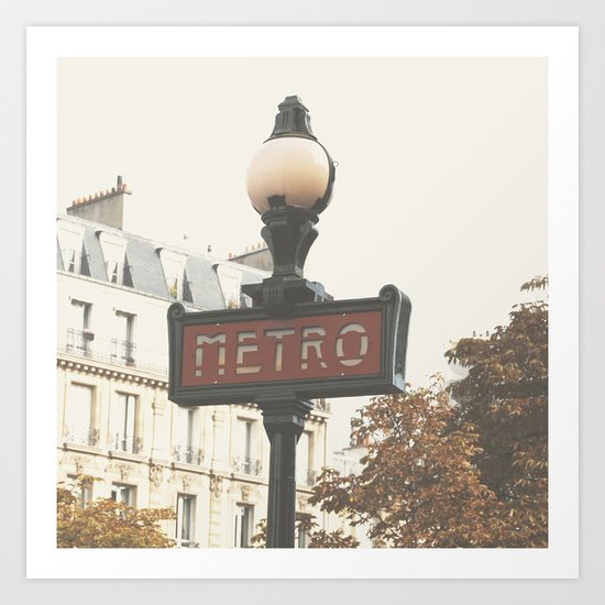 Metro Art Print