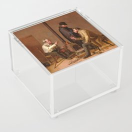 The Tough Story, Scene in a Country Tavern, 1837 by William Sidney Mount Acrylic Box