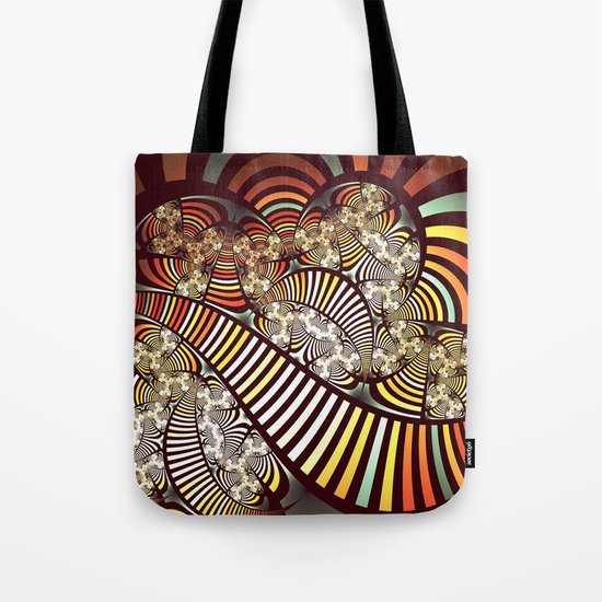 Vintage fractal 1 Tote Bag