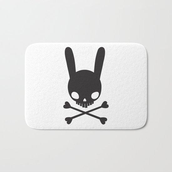 SKULL BUNNY OF PIRATES Bath Mat