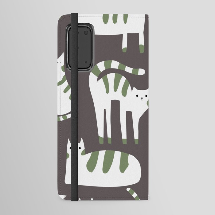 Cat Poses Android Wallet Case