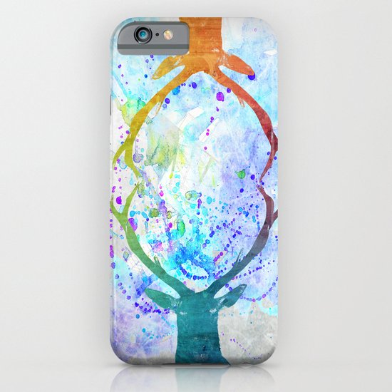 watercolor deer iPhone & iPod Case