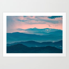 Blue Ridge Mountains // 1 Art Print