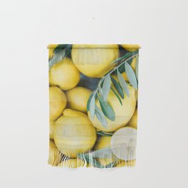 Lemons & Olive branches | Italian lifestyle | Travel photography food wall art print Wall Hanging