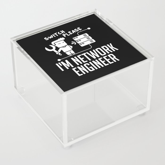 Network Engineer Director Computer Engineering Acrylic Box