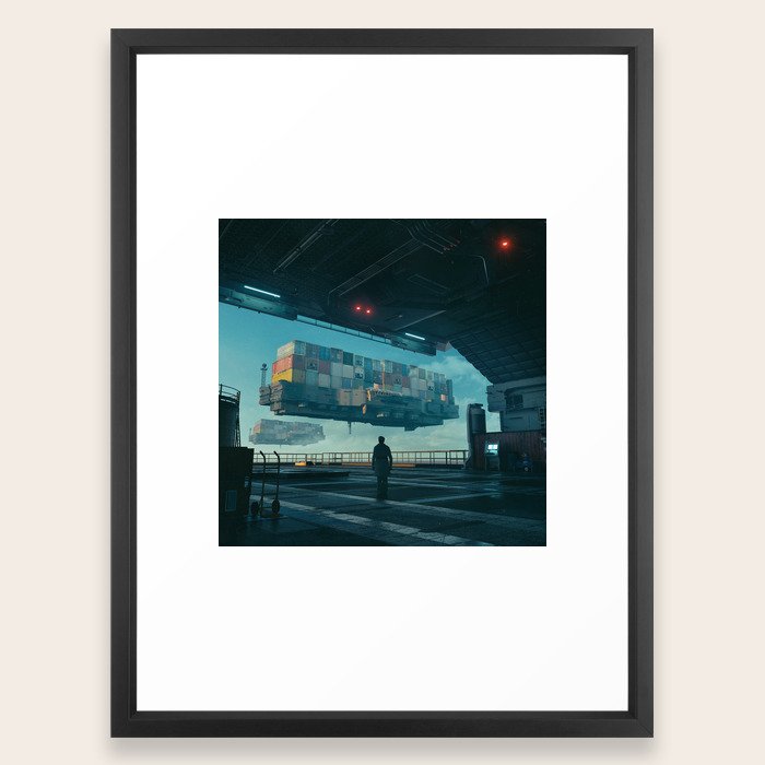 TEN TERABYTES (everyday 05.11.18) Framed Art Print by beeple | Society6