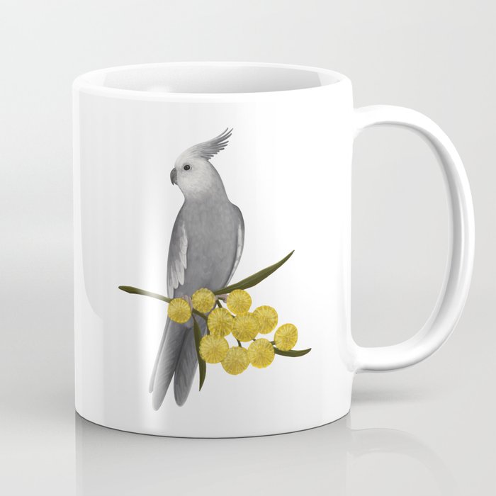 White Faced Cockatiel Coffee Mug