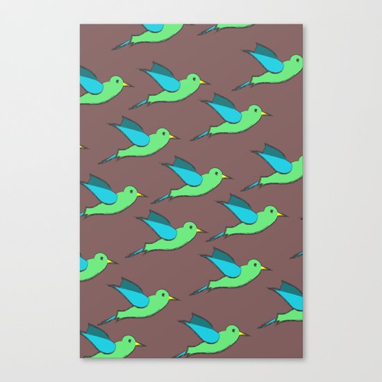 Cute Birds Canvas Print