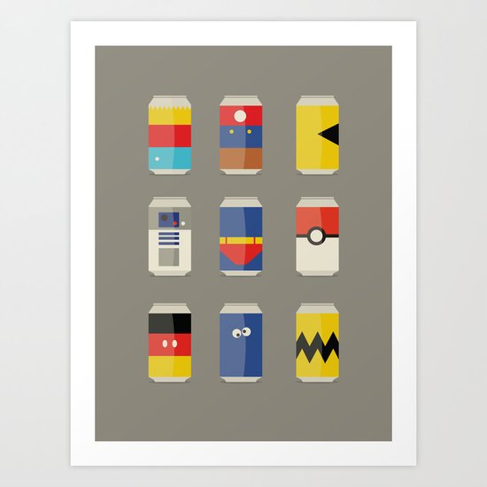 Pop Culture Art Print