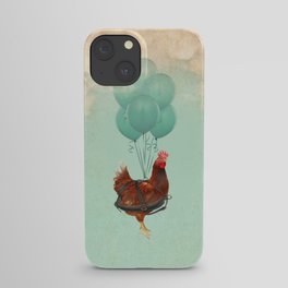 Chickens can't fly 02 iPhone Case