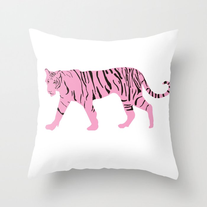 Pink tiger pillow hot sale
