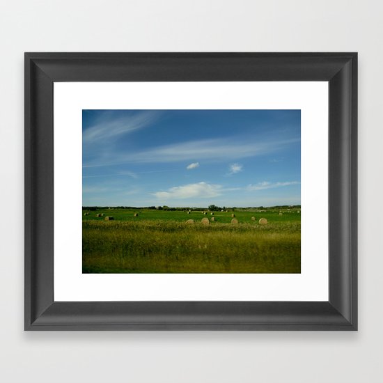 Summertime in WaterValley Framed Art Print