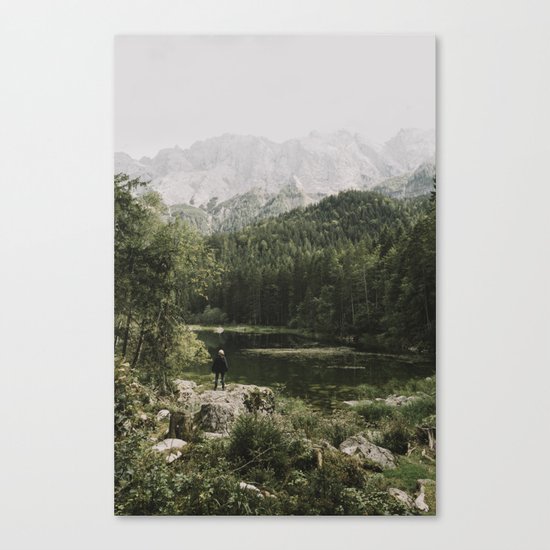 In silence - landscape photography Canvas Print