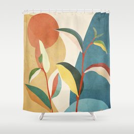 Colorful Branching Out 16 Shower Curtain