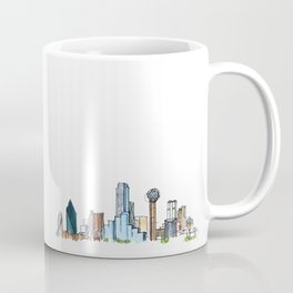 downtown dallas skyline Coffee Mug