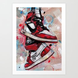 sneaker paintings