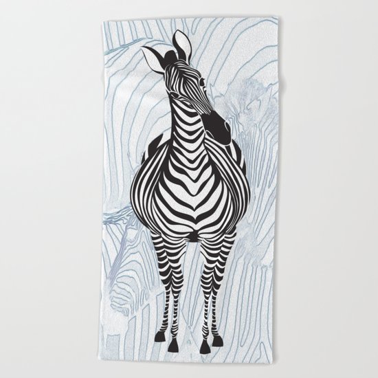 Zebras Beach Towel