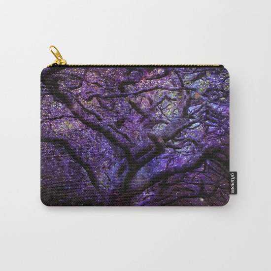 Mystic Tree of Knowledge Purple Carry-All Pouch