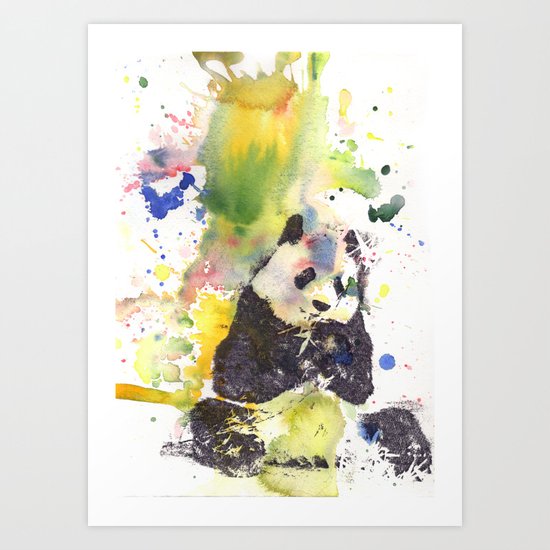 Panda's are Cool Art Print