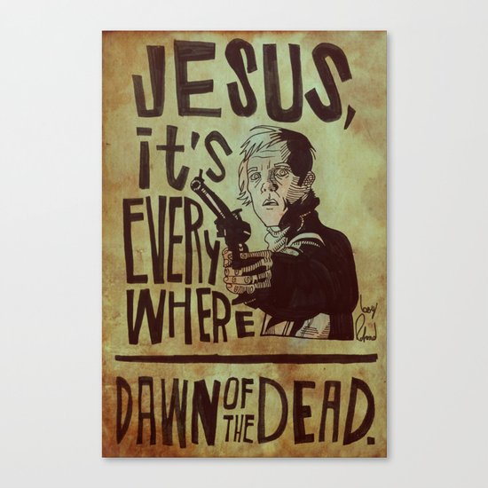 Dawn Of The Dead Canvas Print