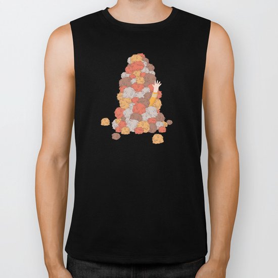 Kirk's Trouble With Tribbles (Star Trek) Biker Tank