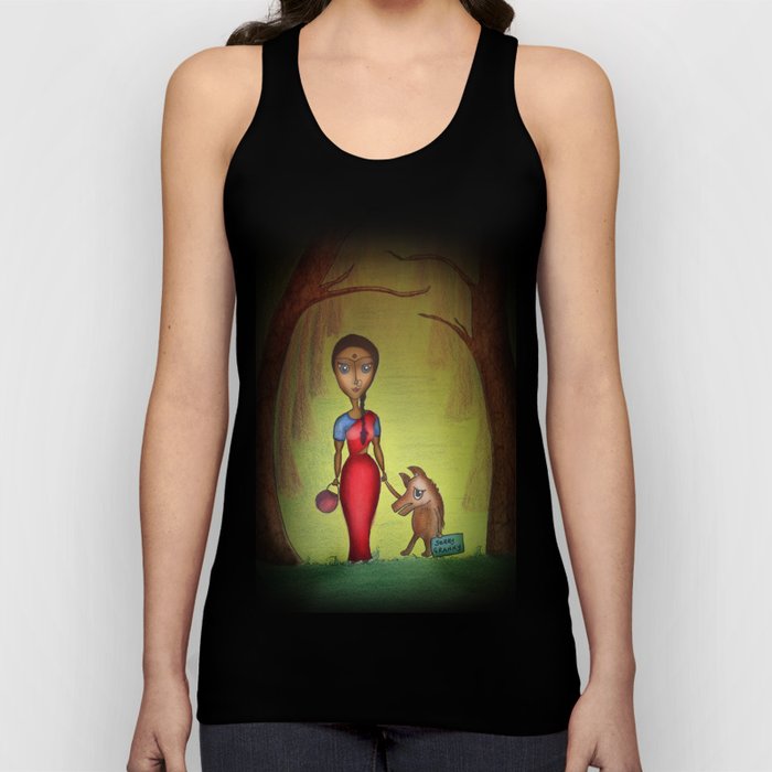 Red Riding Hood and the Little Bad Wolf Tank Top