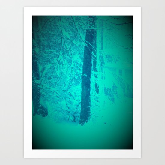 Snow Appreciation Art Print