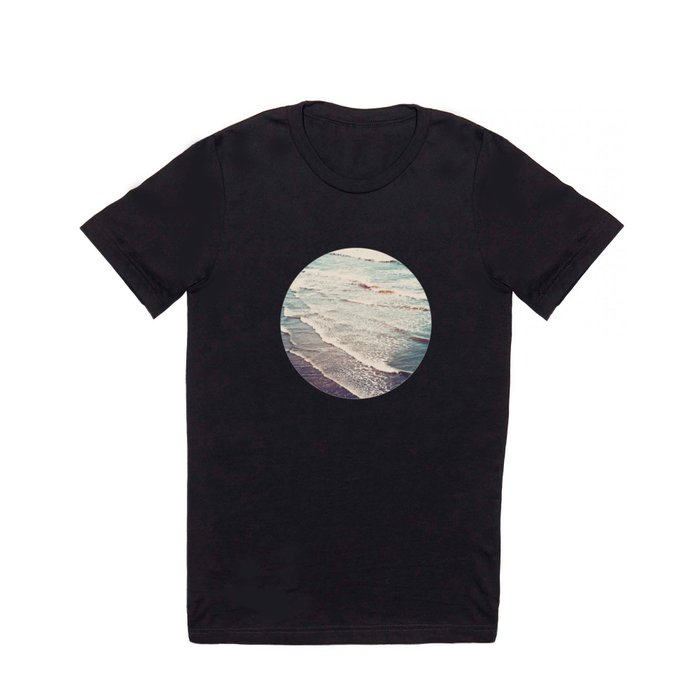 Ocean Waves Retro T Shirt