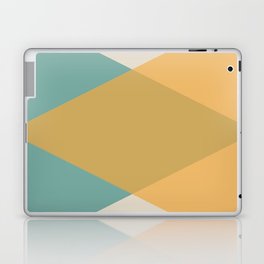Mid Century - Yellow and Blue Laptop & iPad Skin