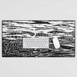 Water Surface Reflections Abstract Texture Desk Mat