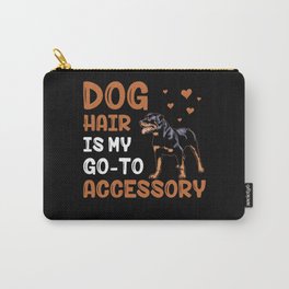 Dog Hair Is Go-To Accessory - Rottweiler Carry-All Pouch