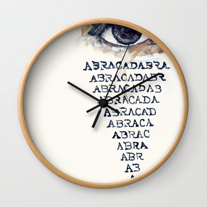 ABRACADABRA Wall Clock