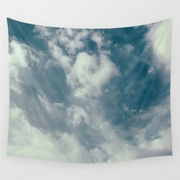 Soft Dreamy Cloudy Sky Wall Tapestry