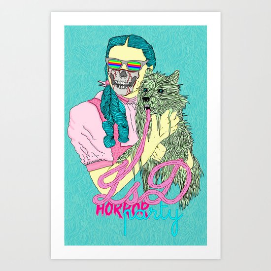 Lsd horror party Art Print