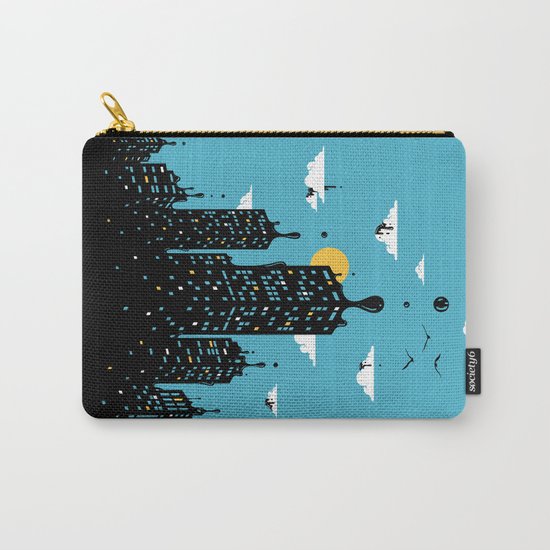 Melting Skyline Carry-All Pouch