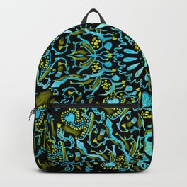 Turquoise Roots Mandala Backpack