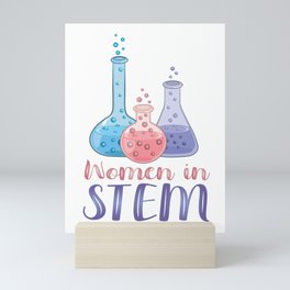 Women In STEM Mini Art Print
