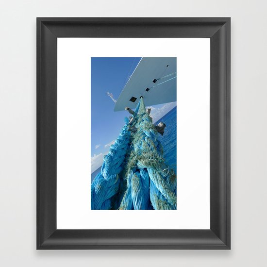 She aint going anywhere Framed Art Print