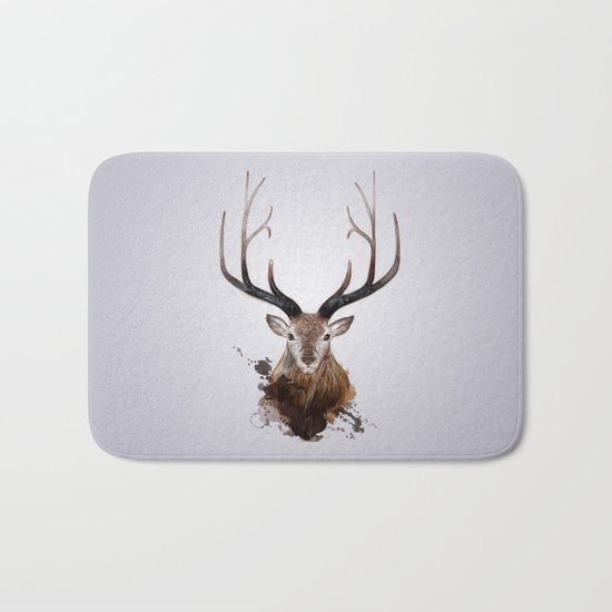 Cervus Canadensis Bath Mat