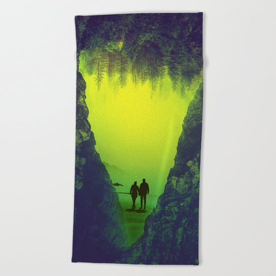 Toxic Forestry Together Beach Towel