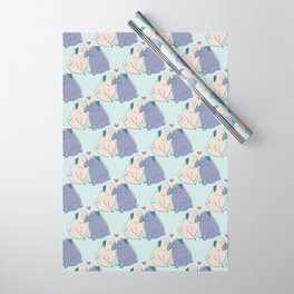 Pugs and Kisses Wrapping Paper